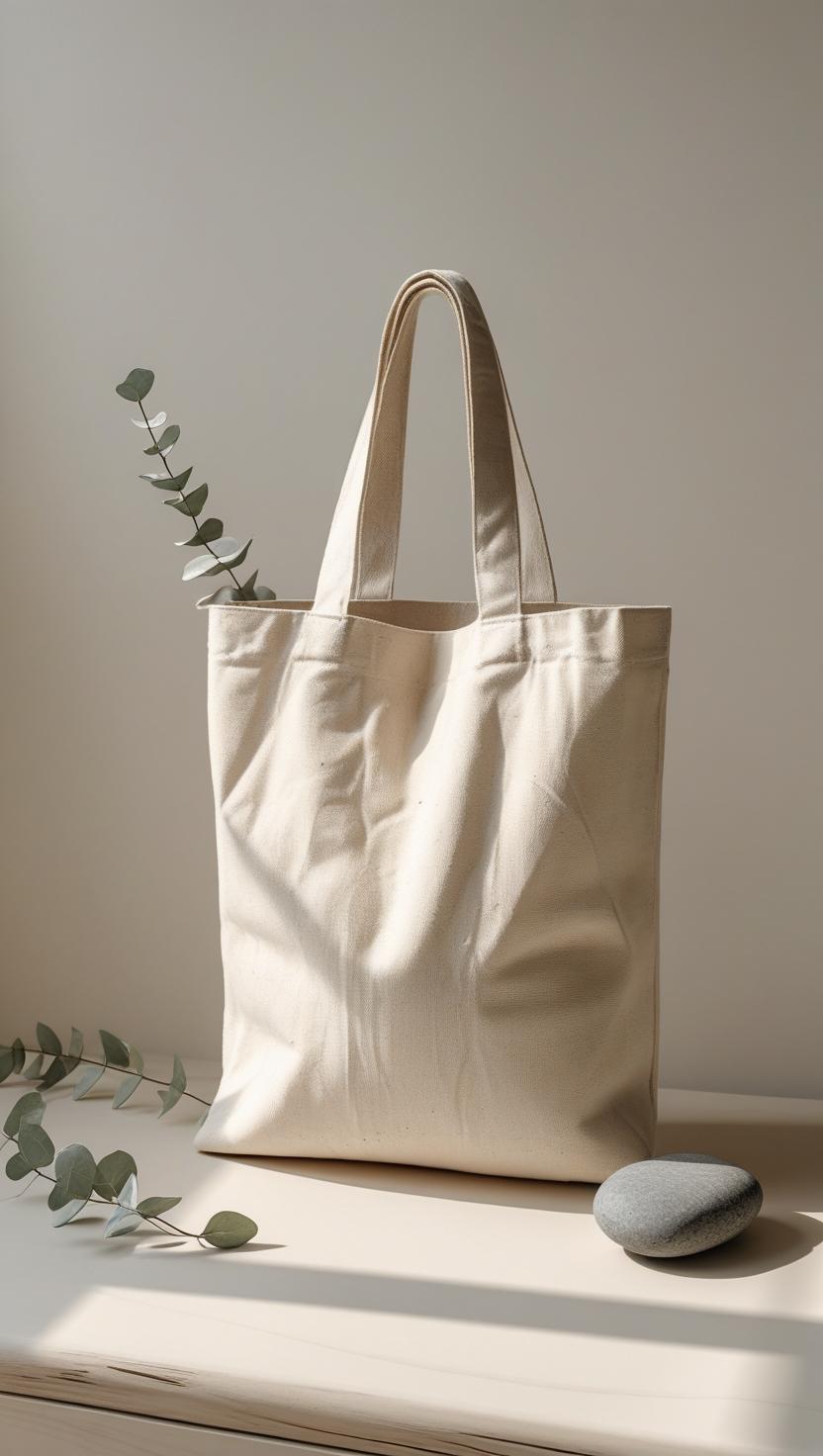 Tote Bag Kanvas Blacu  Polos Custom